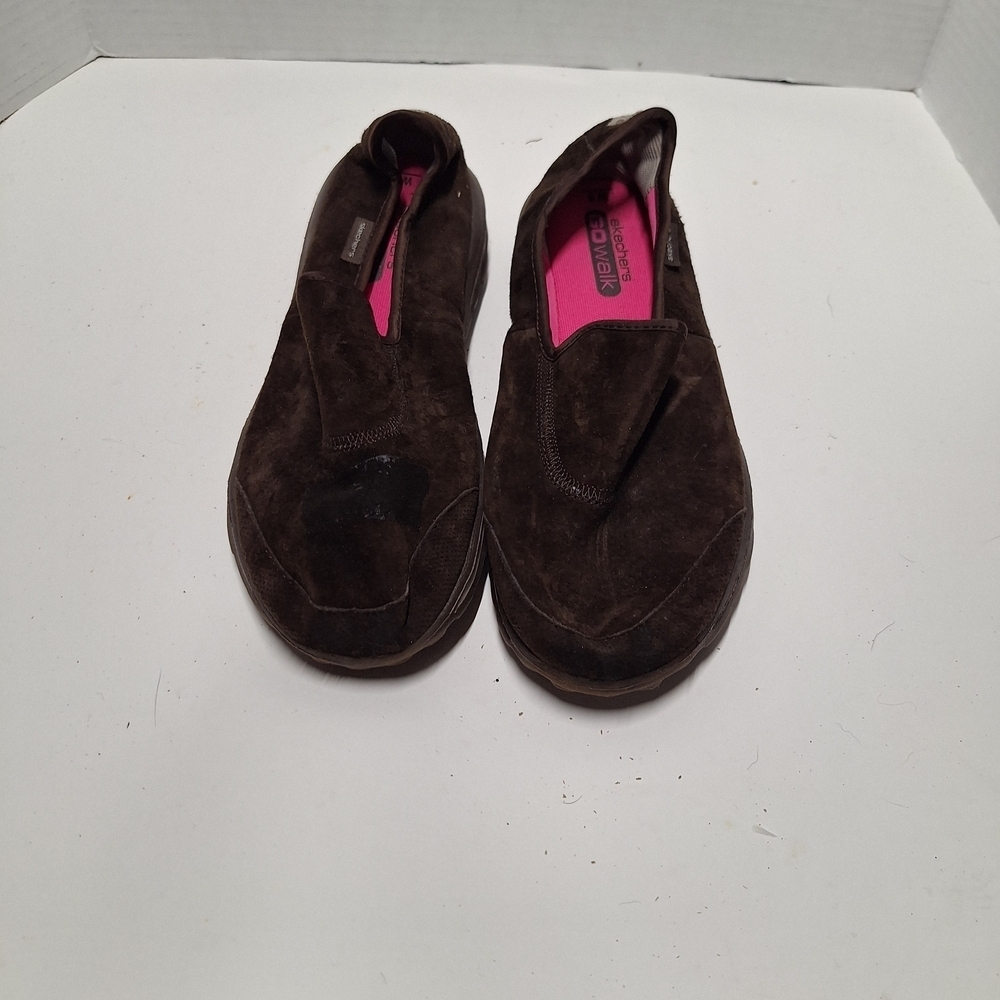Skechers Brown Slip-On Athletic Shoes
